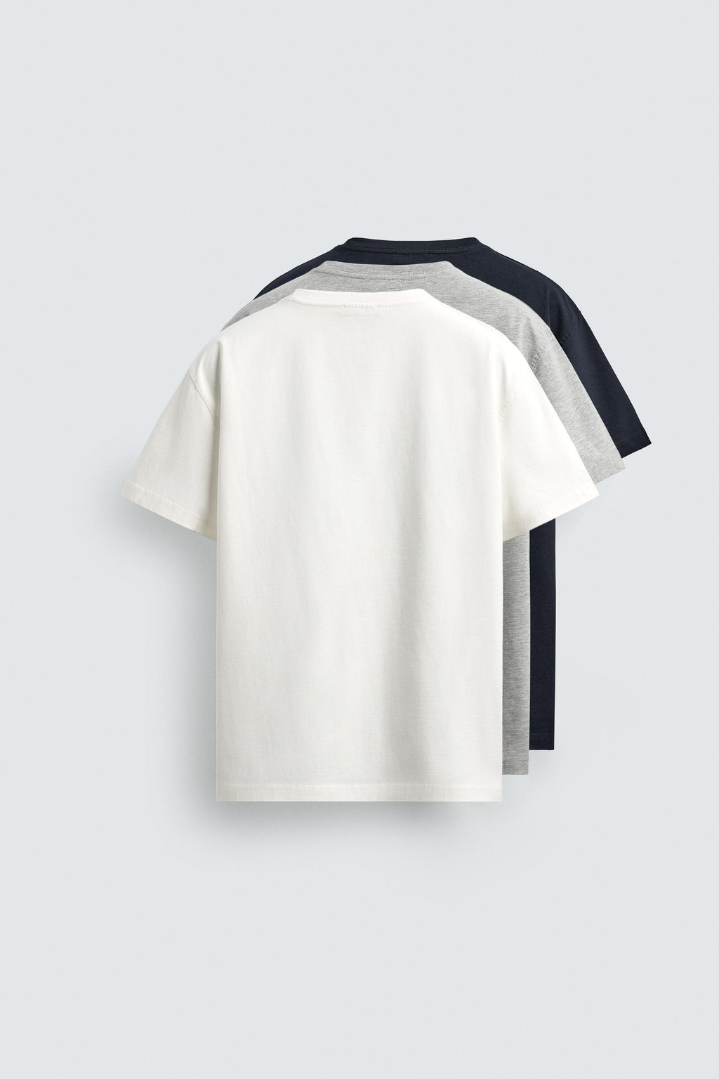 PACK 3 CAMISETA MEDIUM WEIGHT B?SICA / varios - Zara фото 2