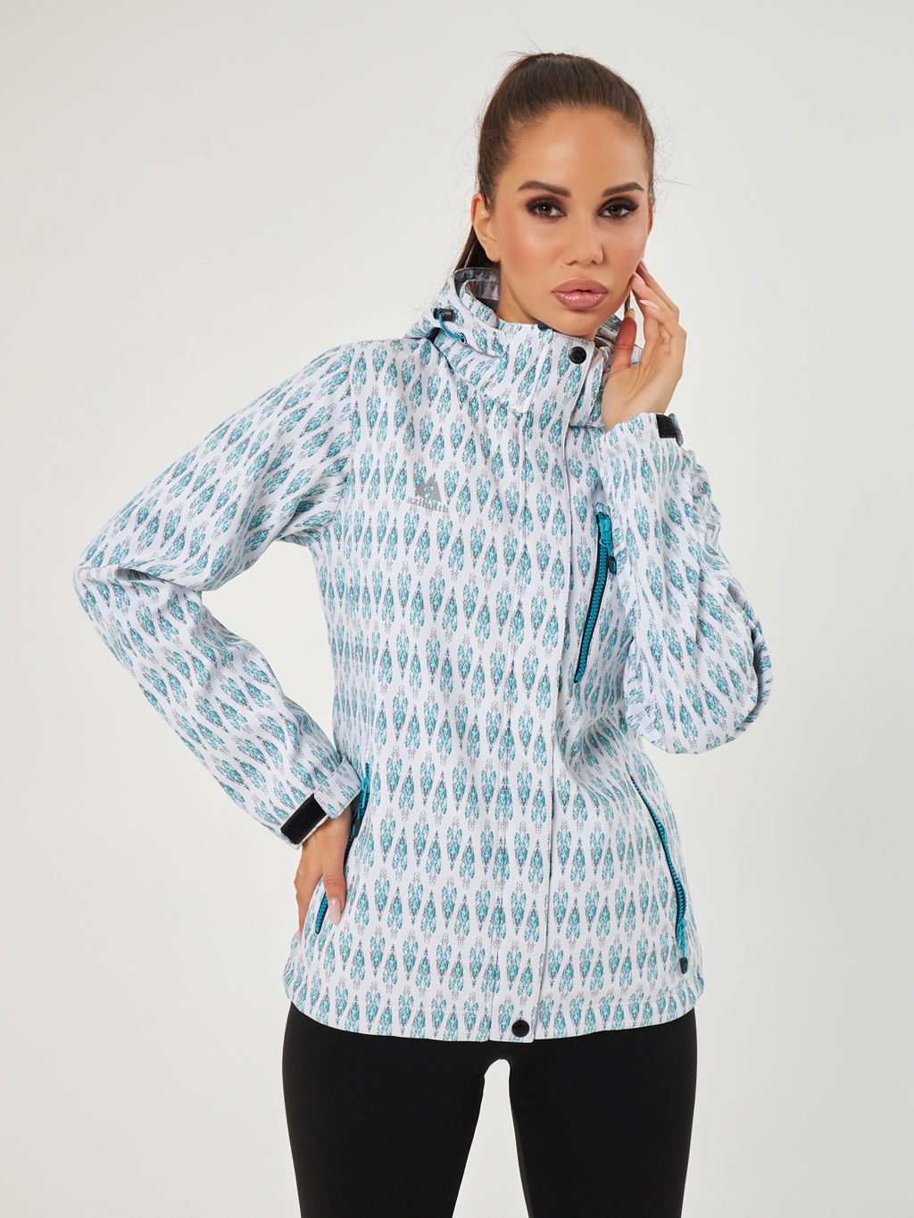 Женская куртка Azimuth 8169_41 Белый  фото 7