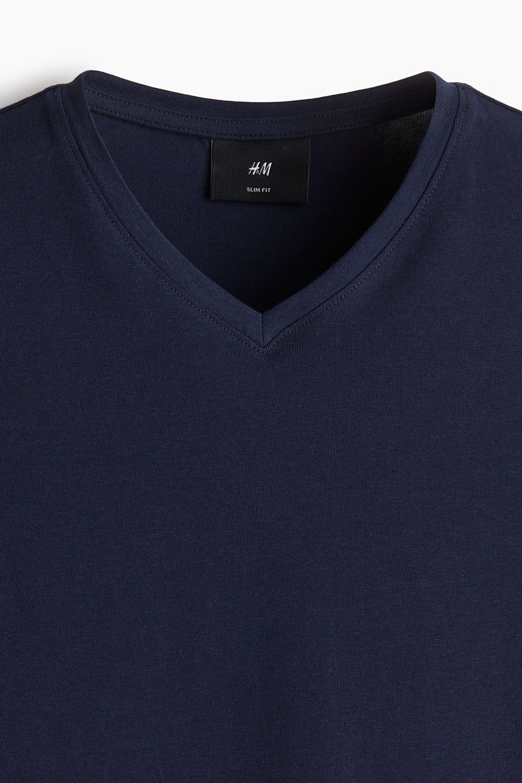 Pack de 5 camisetas con cuello de pico Slim Fit - H&m фото 4