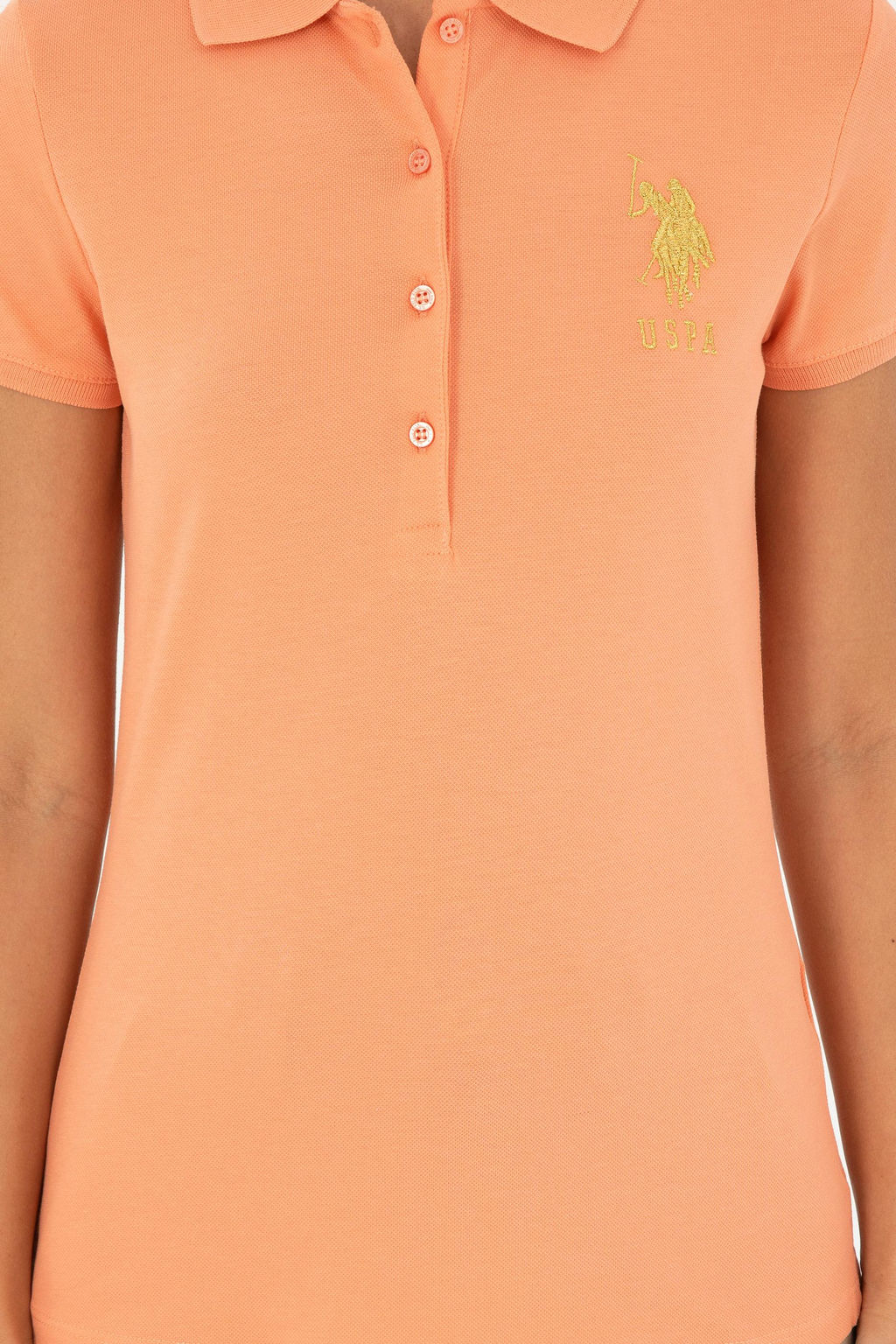 Женская базовая футболка Salmon - U.s. polo assn фото 6