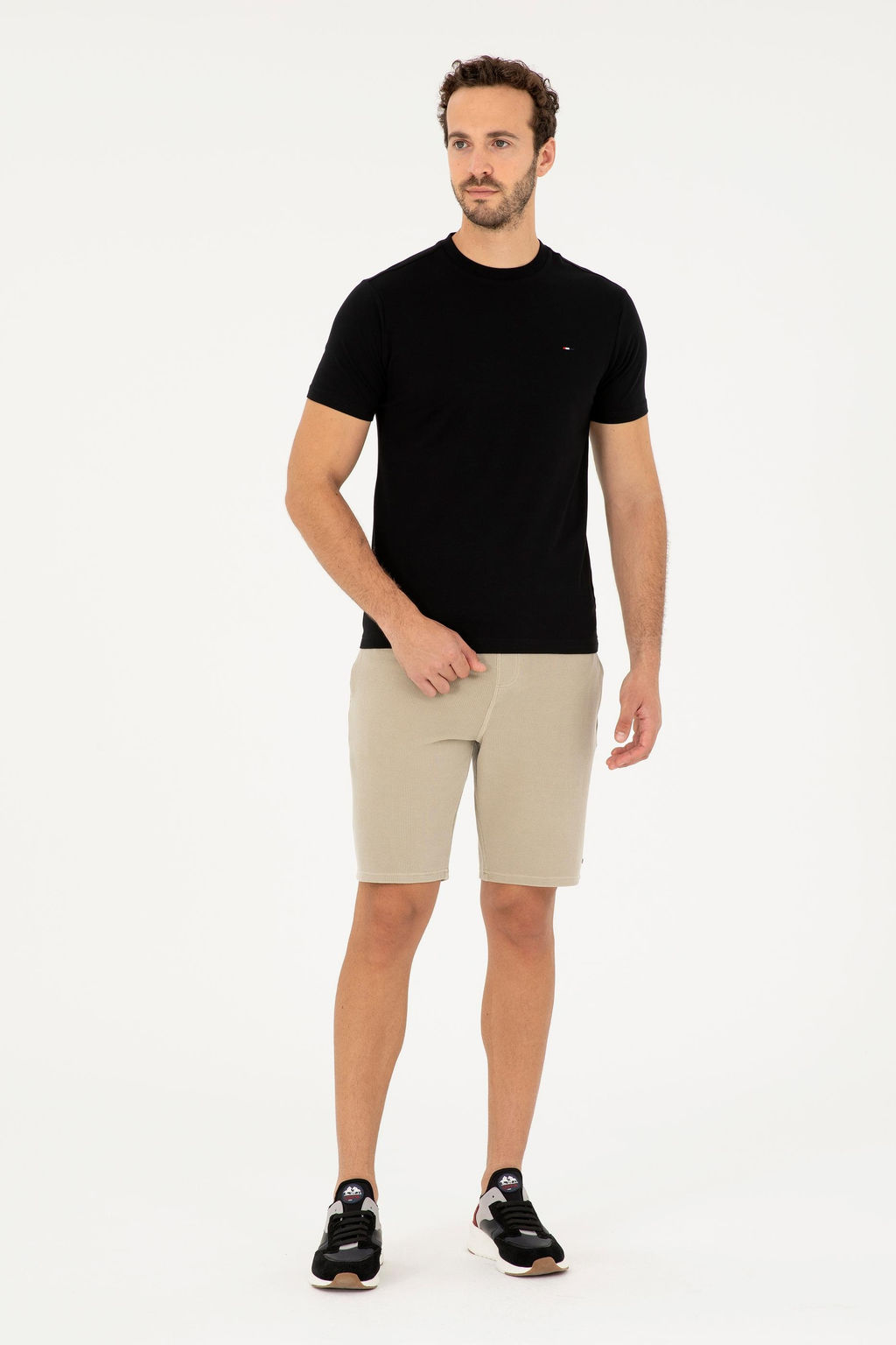 U. S. Polo Assn / Мужские трикотажные шорты светло-хаки - U.s. polo assn фото 3