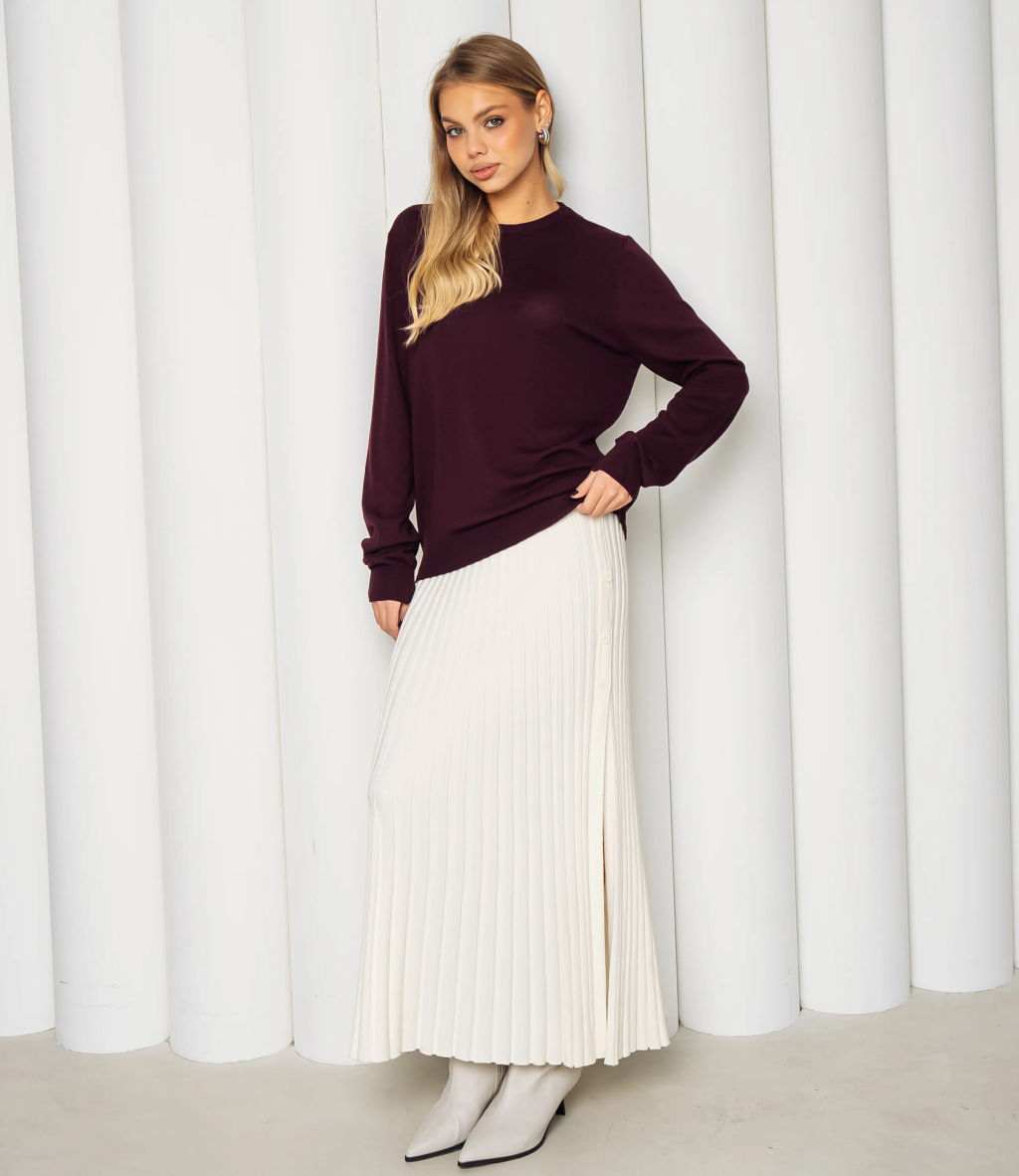 Джемпер #ОКТ125002, сливовый - Dommod фото 4