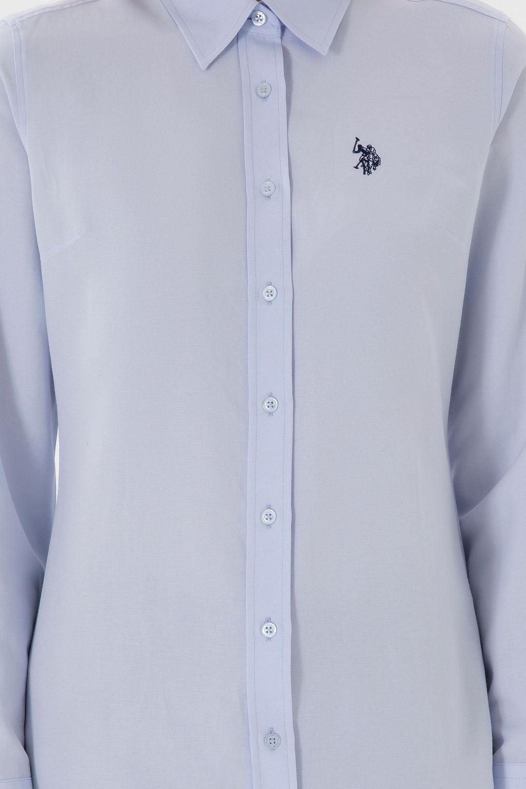 Kad_n A__k Mavi Uzun Kollu Basic G_mlek Sepette S_rpriz _ndirim - U.s. polo assn фото 7