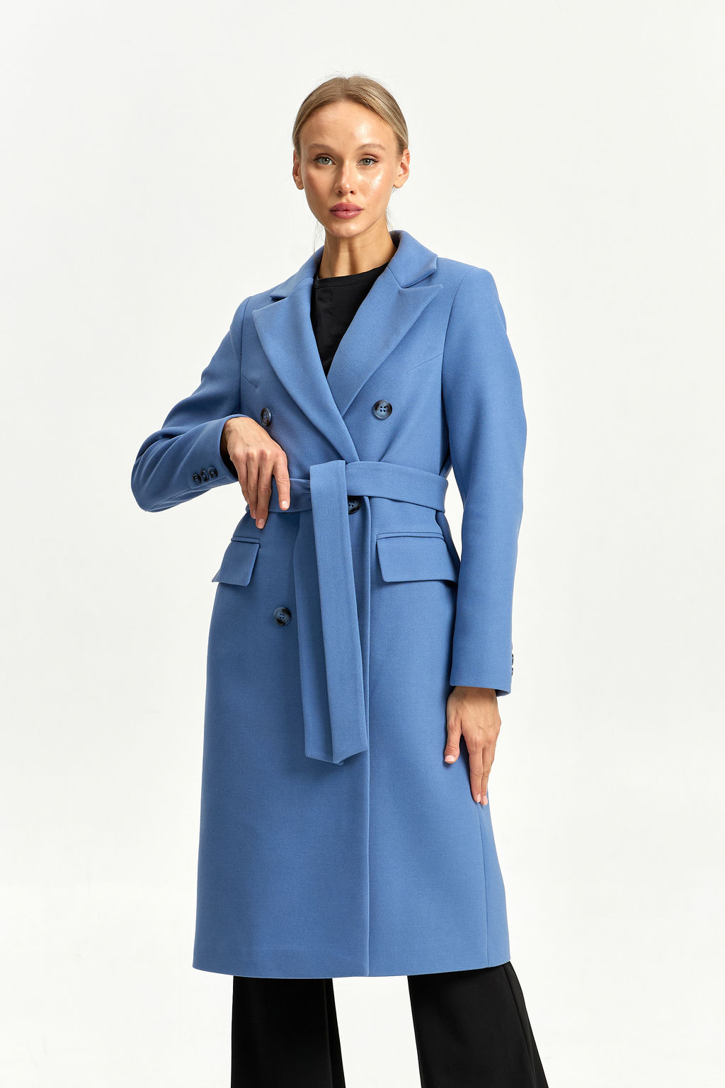 Пальто женское демисезонное 25775 (вино) - Kankan фото 14