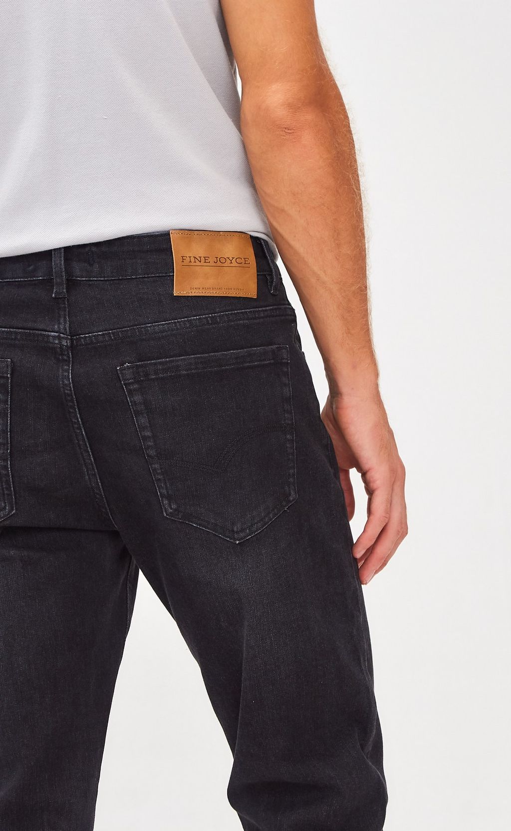 Джинсы F221-01-986R black - Fine joyce фото 7