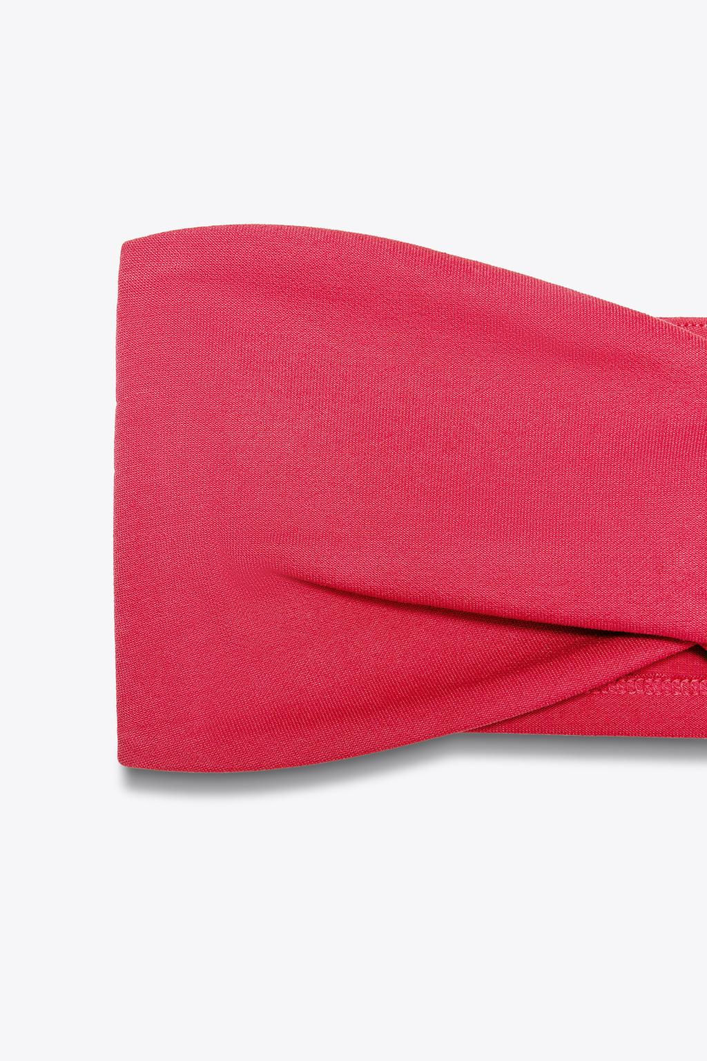 INTERLOCK BANDEAU TOP - Zara фото 12