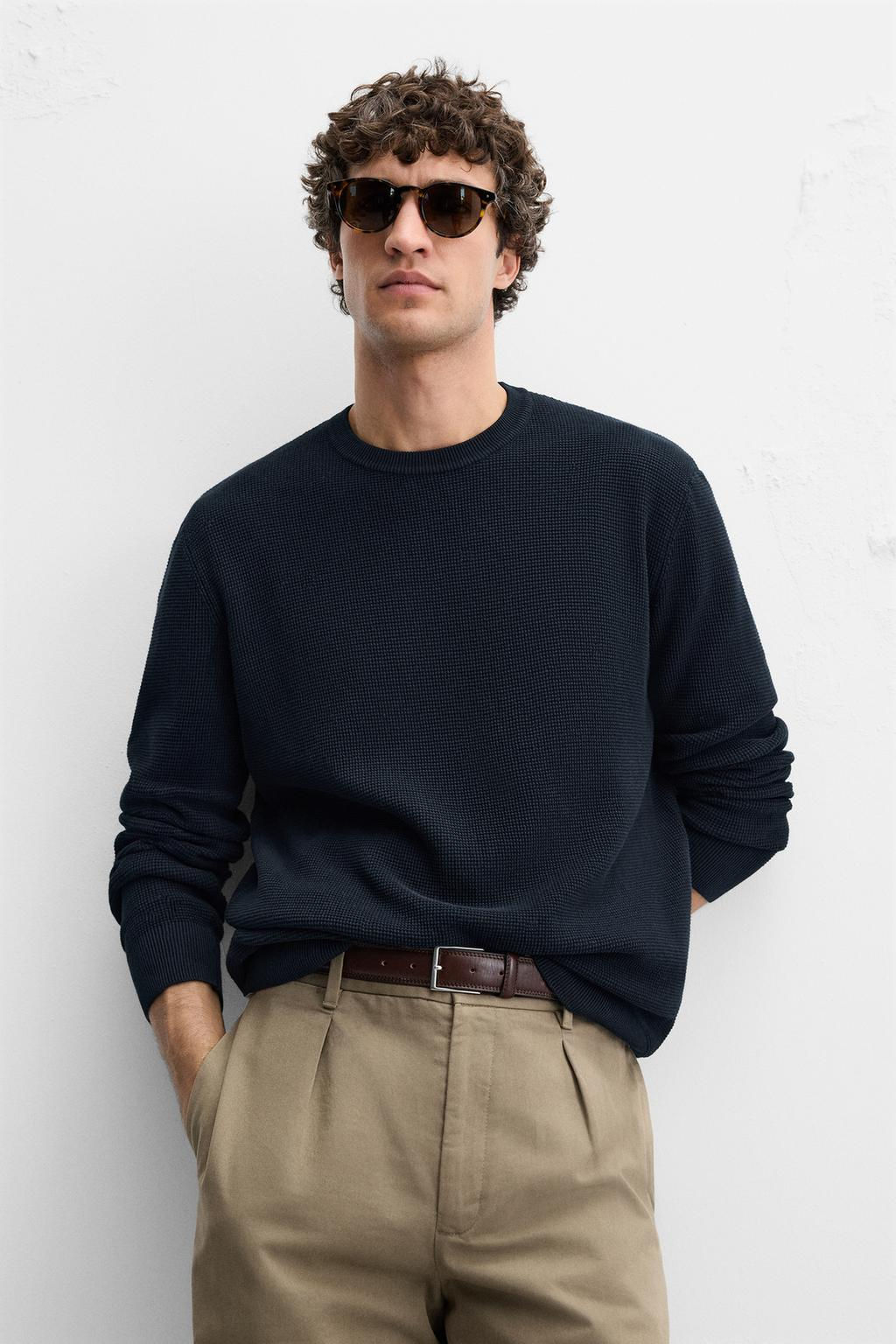 TEXTURED BASIC SWEATER - Zara фото 13