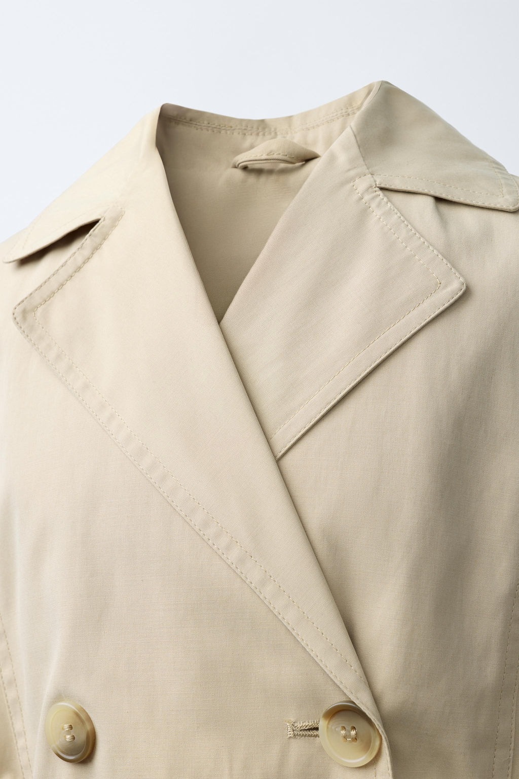 BASIC LONG TRENCH COAT - Zara фото 5