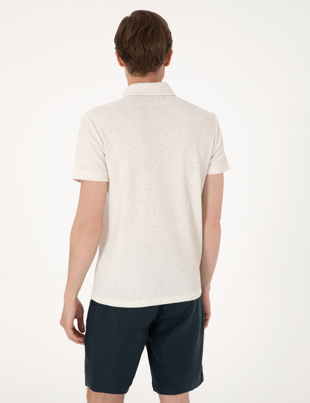 Bej Slim Fit Ti__rt