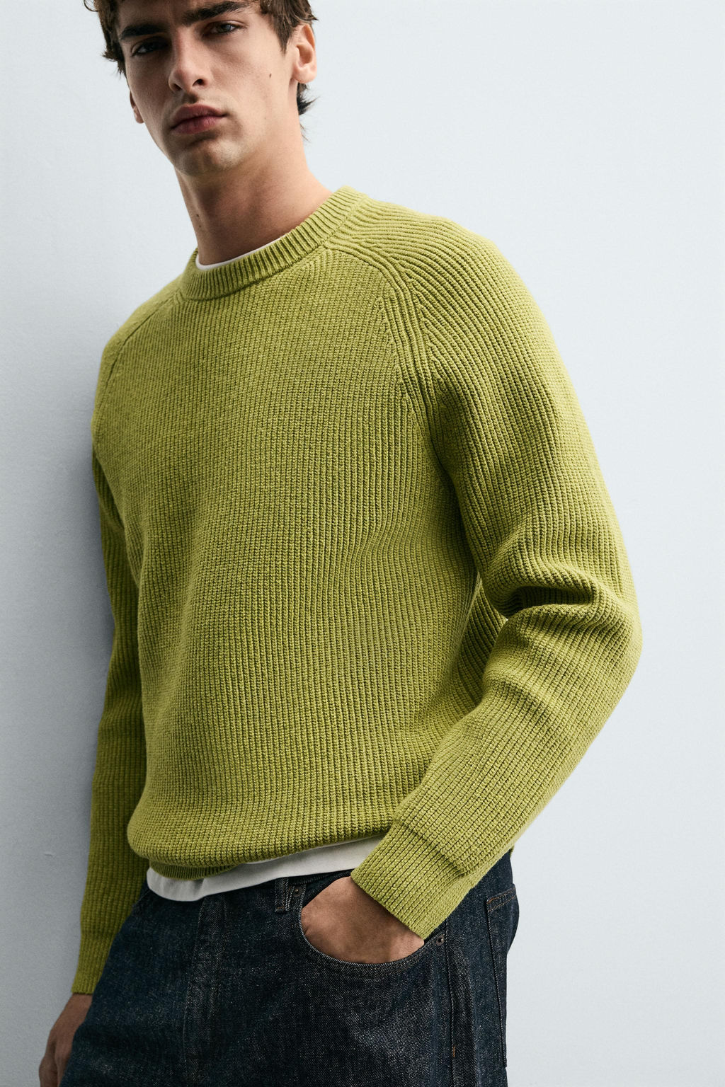 RIBBED TEXTURE SWEATER