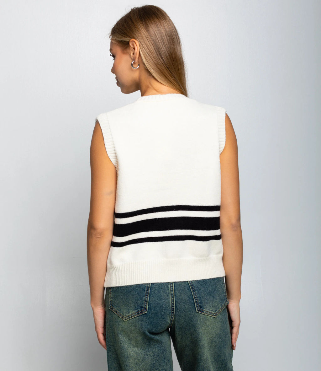 Жилет #КТ866 (3), кремовый