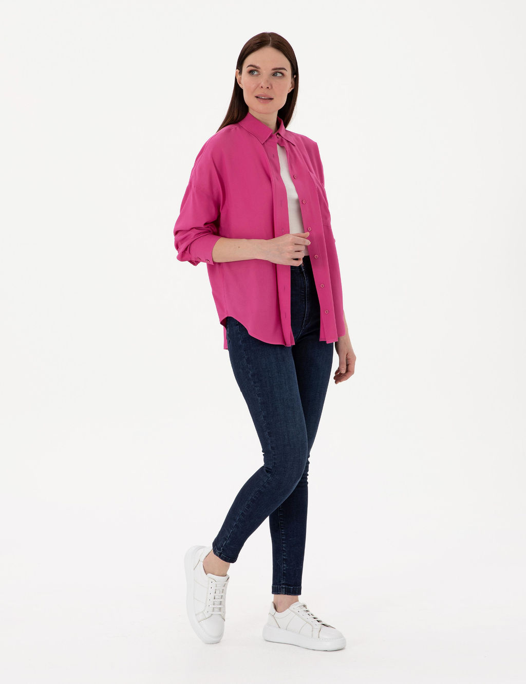Fu_ya Oversize Uzun Kollu G_mlek - Pierre cardin фото 4