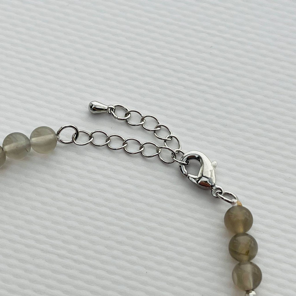 Бусы из Лунного камня микс - Радуга самоцветов фото 3