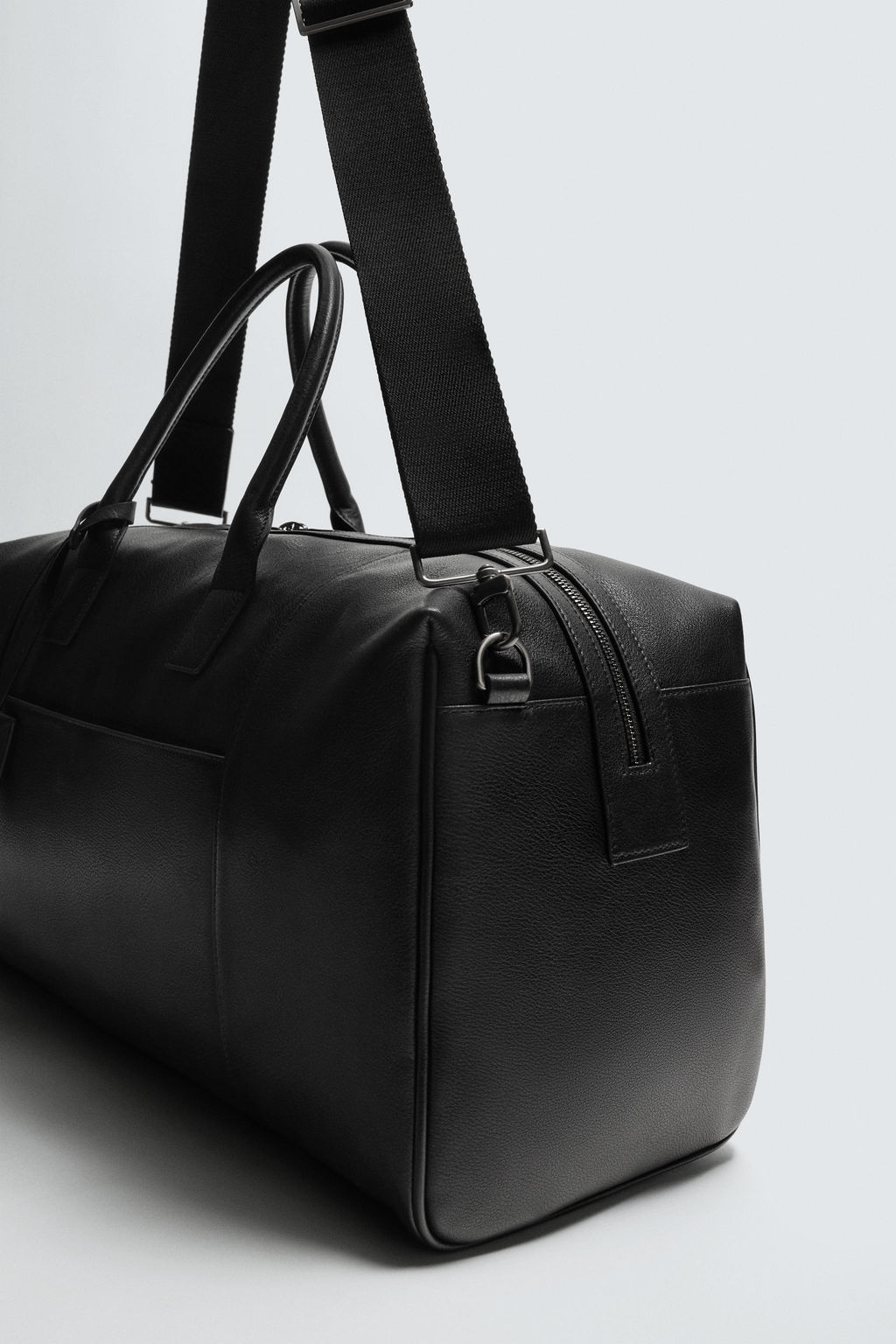 LEATHER TRAVEL BAG - Zara фото 15