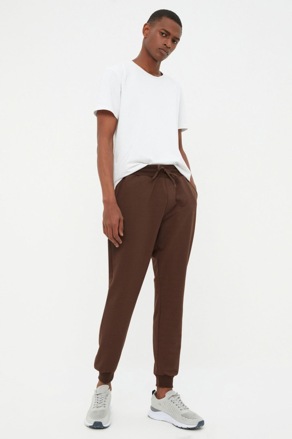 TRENDYOL MAN Gri-Siyah Regular/Normal Kesim Pacas? Lastikli Jogger 2li Paket Esofman Alt? TMNAW22EA0279 - Trendyolmilla фото 20