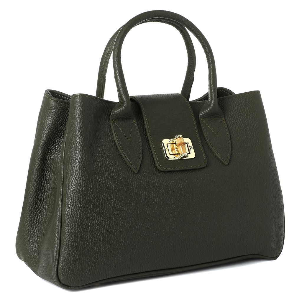 Женский тоут DIVAS BAG Артикул 2769222, бежево-зеленый  фото 3
