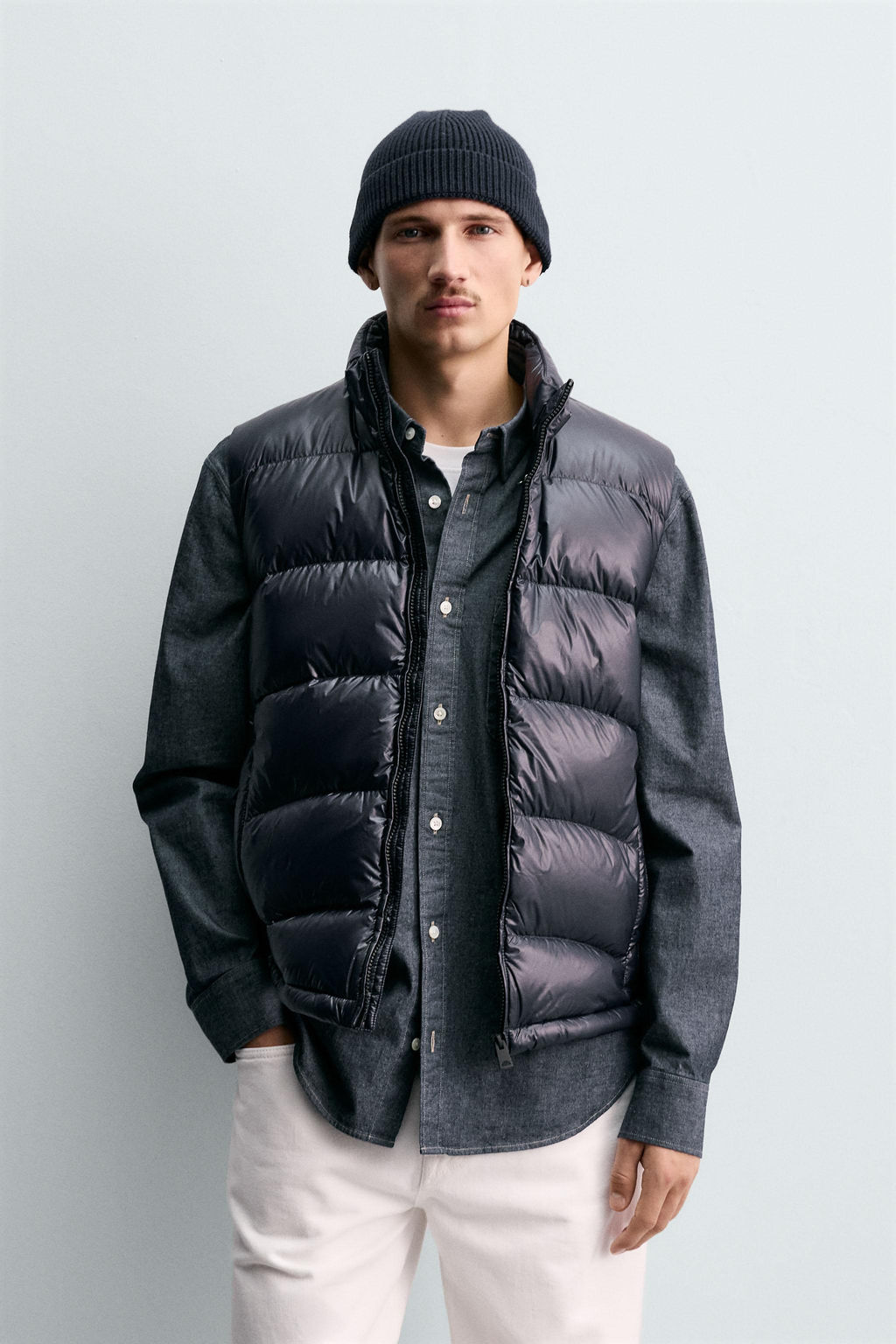 100% FEATHER WATER-REPELLENT DOWN GILET