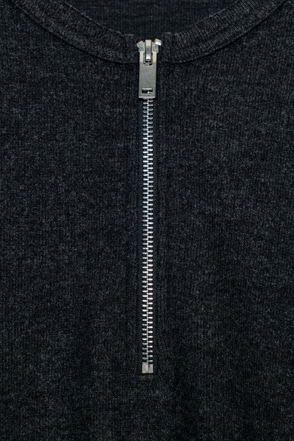 SOFT RIB ZIP-UP SWEATSHIRT - Zara фото 6