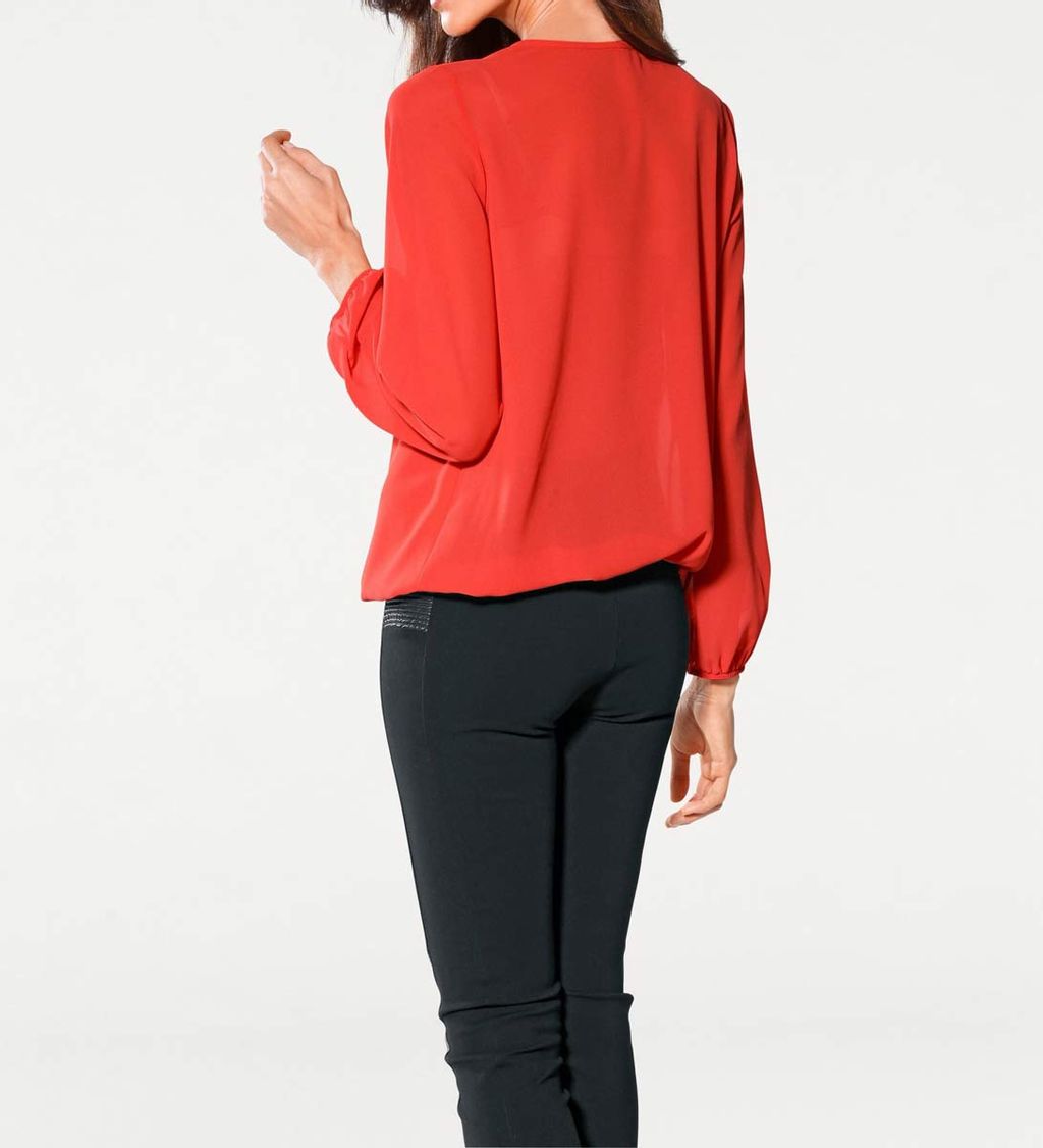 Блузка, коралловая - Patrizia dini фото 4