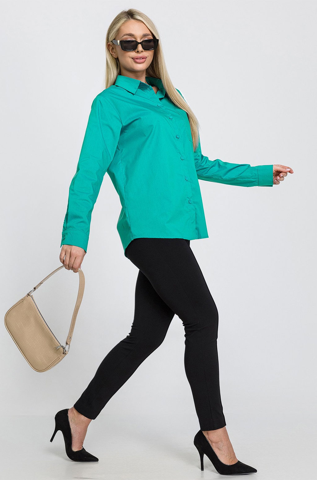 Женская классическая рубашка Happyfox