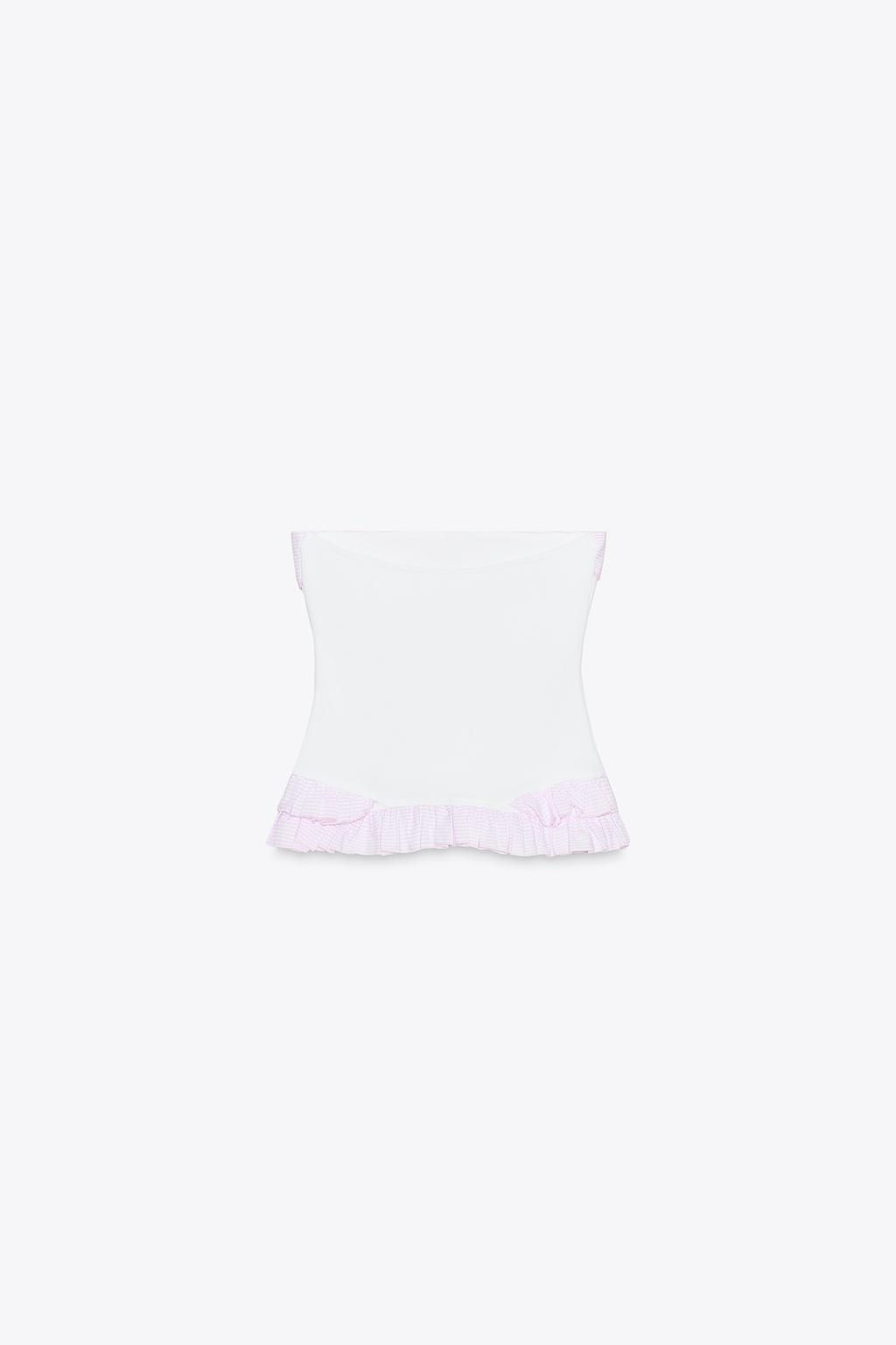 CONTRAST BANDEAU TOP - Zara фото 8