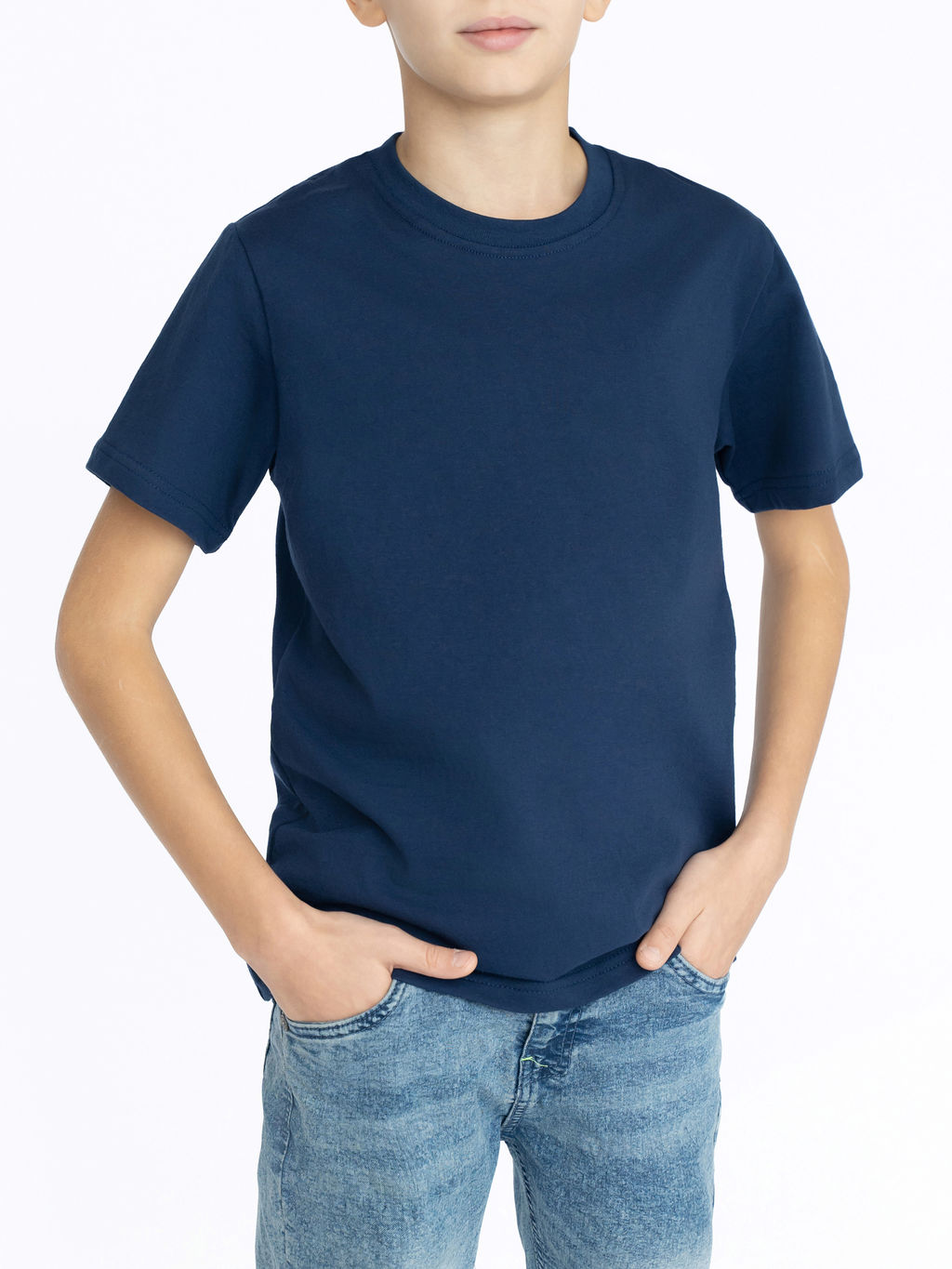 Футболка детская темносиняя