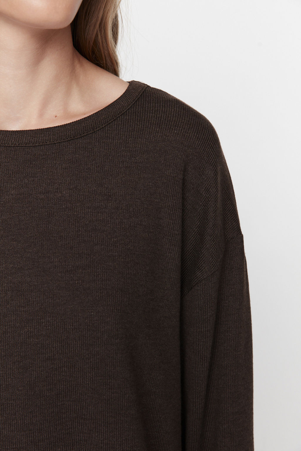 Trendyolmilla Kahverengi Fitilli Orme Pijama Tak?m? THMAW21PT0684 фото 11