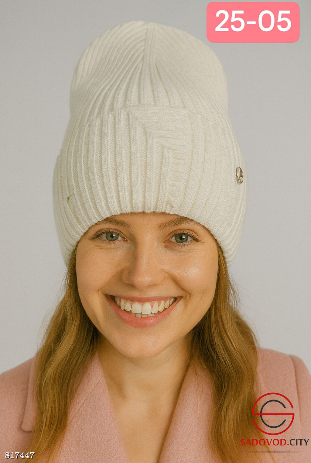 Шапка женская с подкладкой на флисе - Bruno фото 4