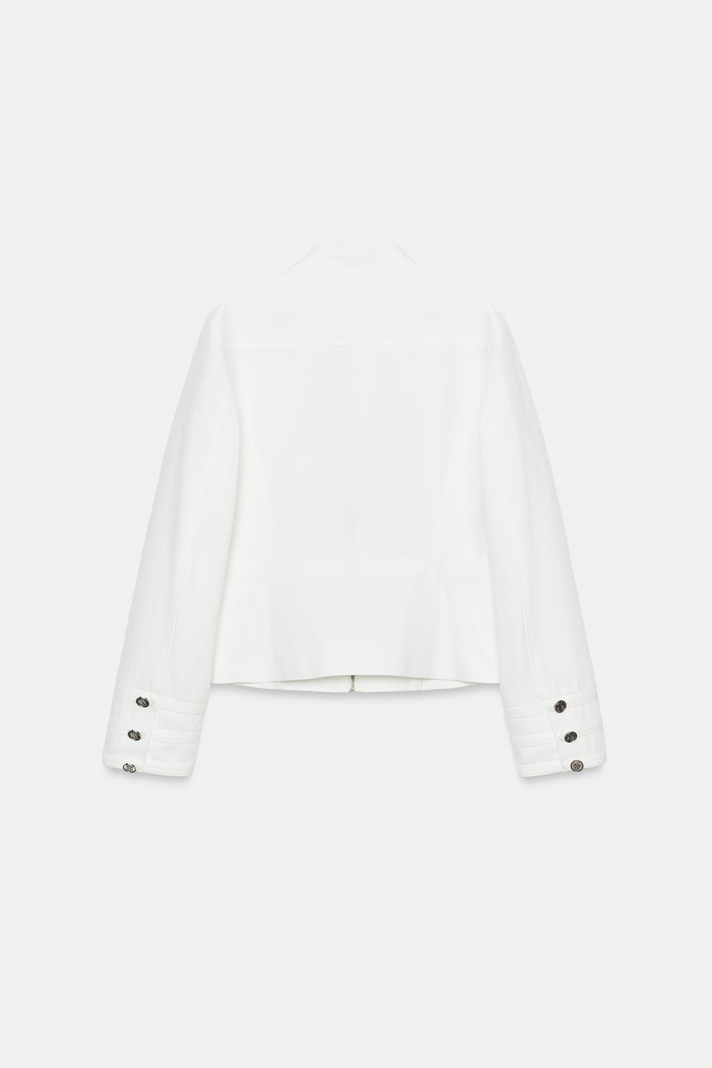 BLAZER CUELLO SUBIDO BOTONES / Blanco roto - Zara фото 9