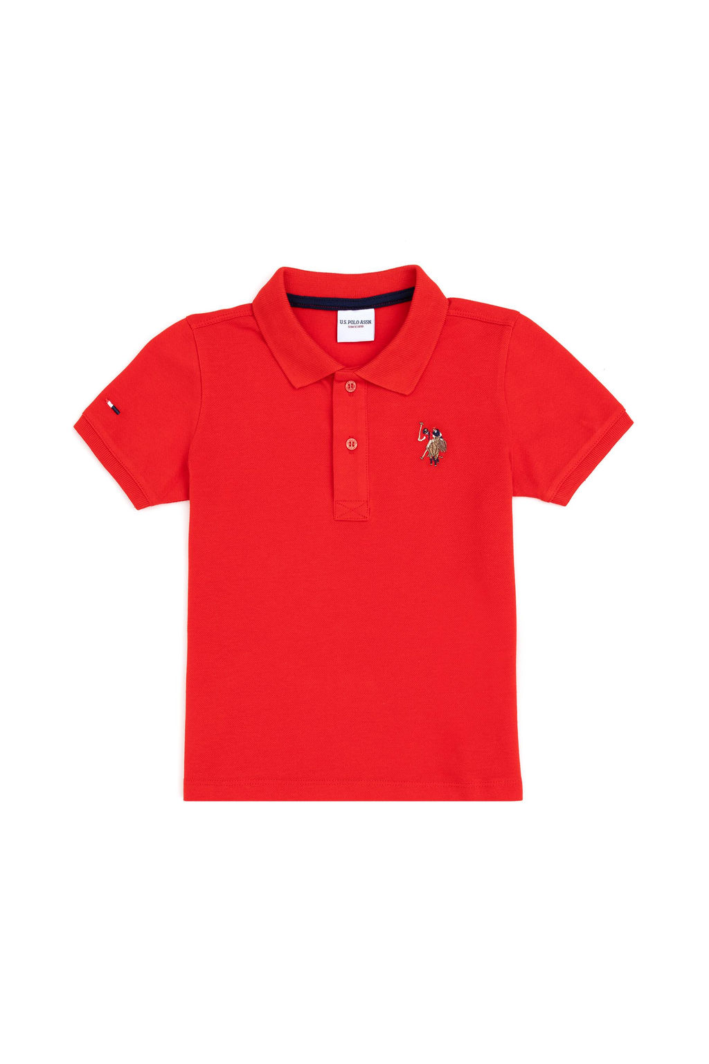 Красная базовая футболка для мальчика - U.s. polo assn фото 8