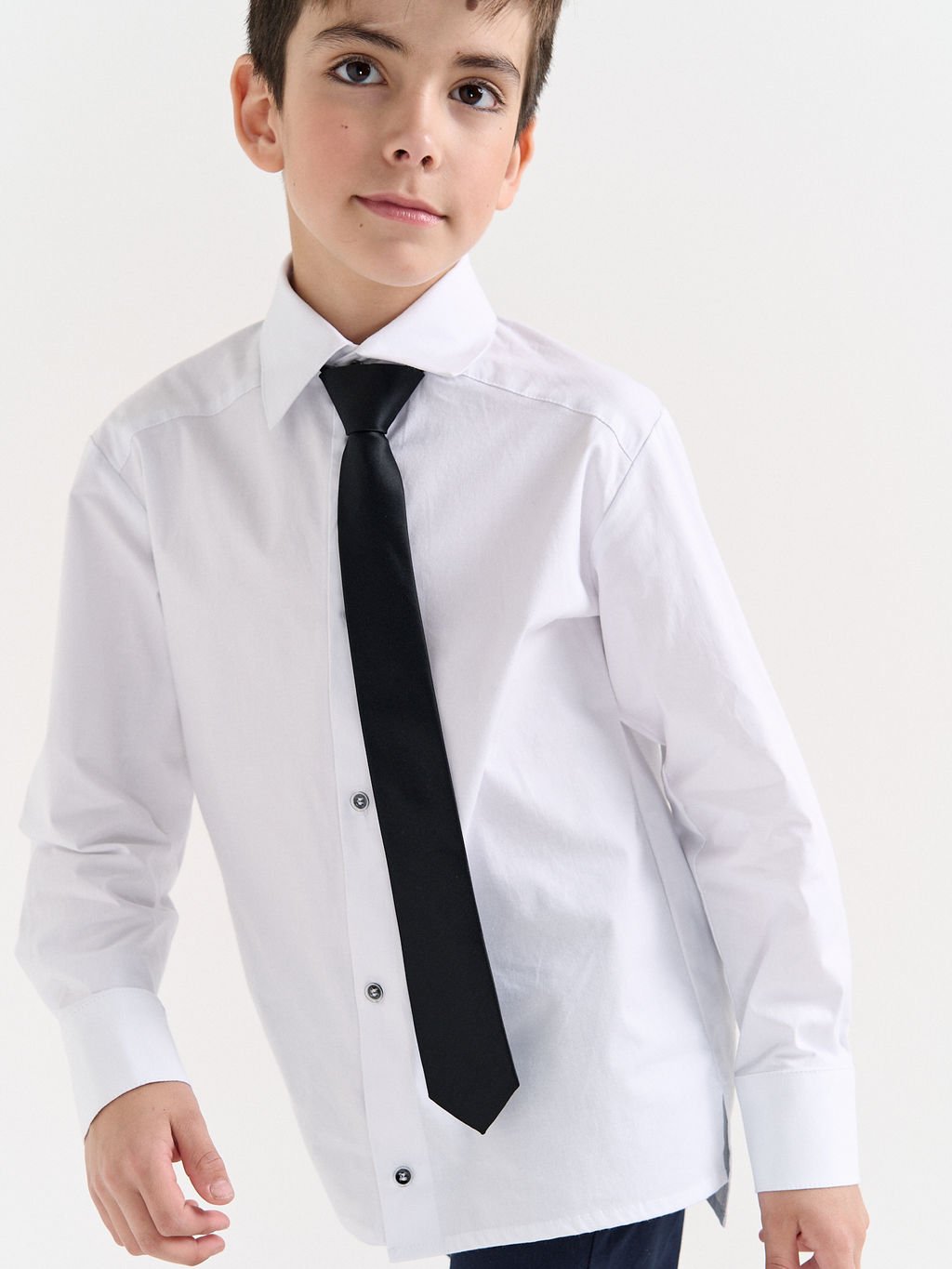 Галстук с фиксатором "Черный"