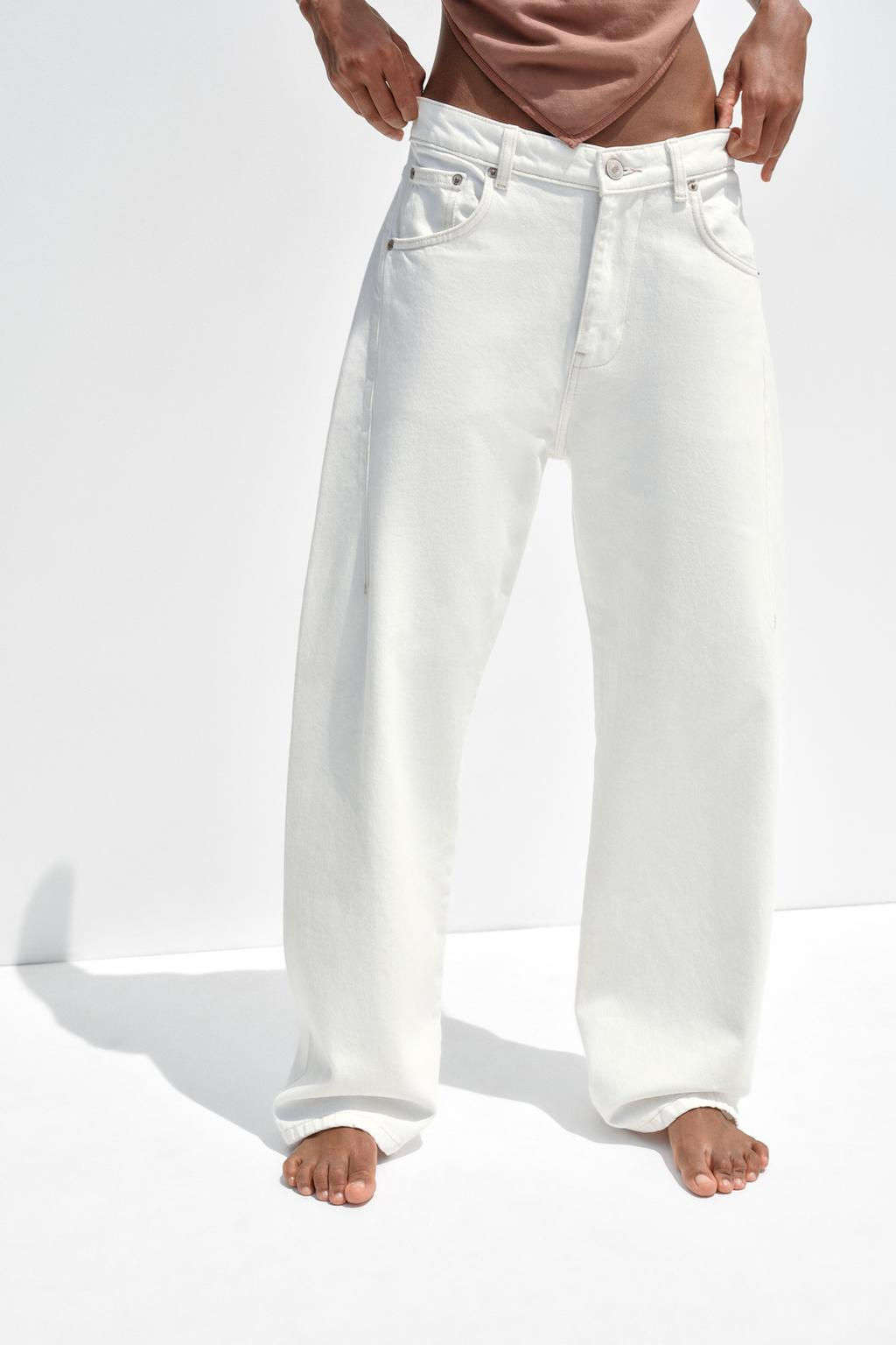 TRF SLOUCHY BELT LOOP MID-WAIST JEANS - Zara фото 2