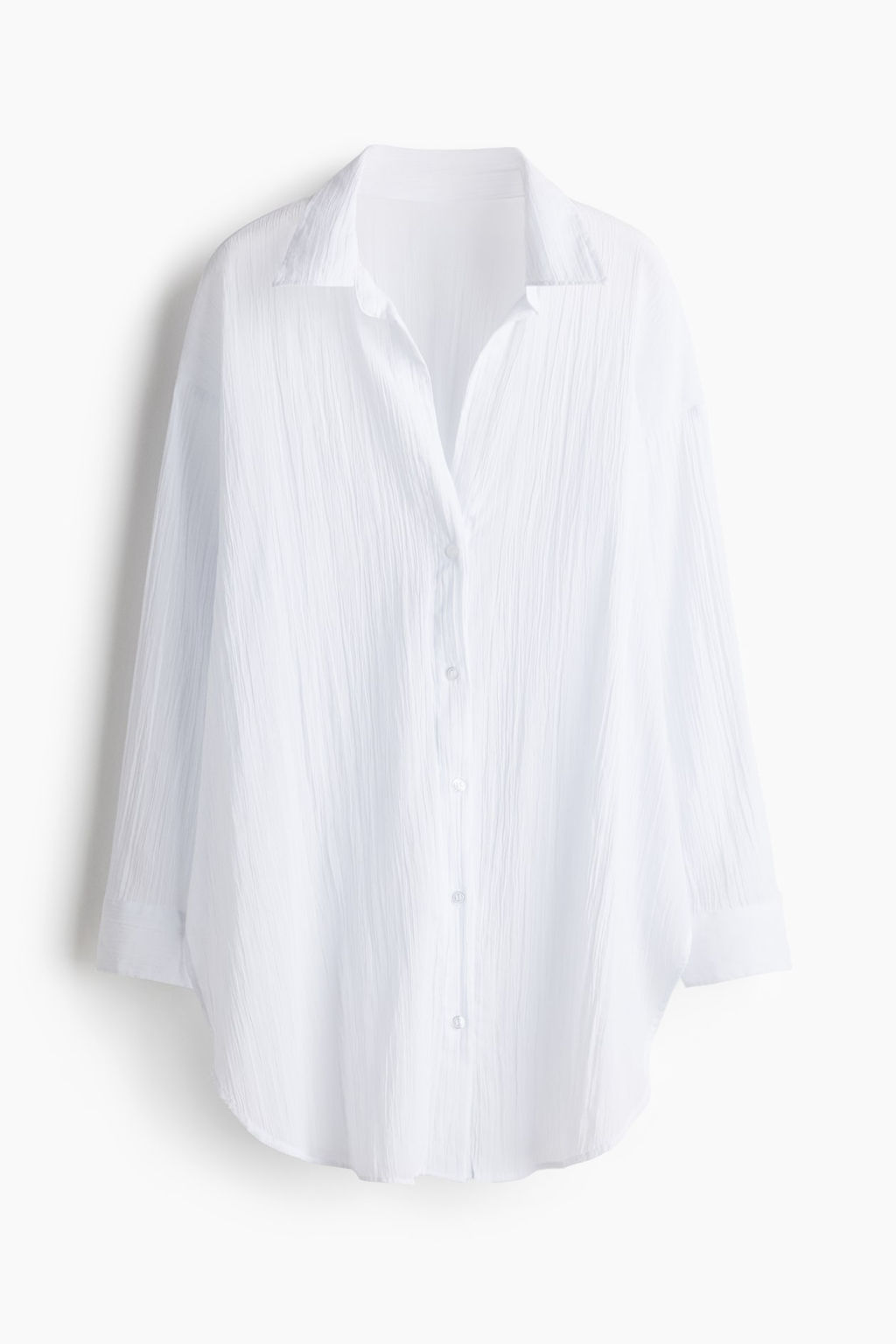 Camisa larga de algodon - H&m фото 4