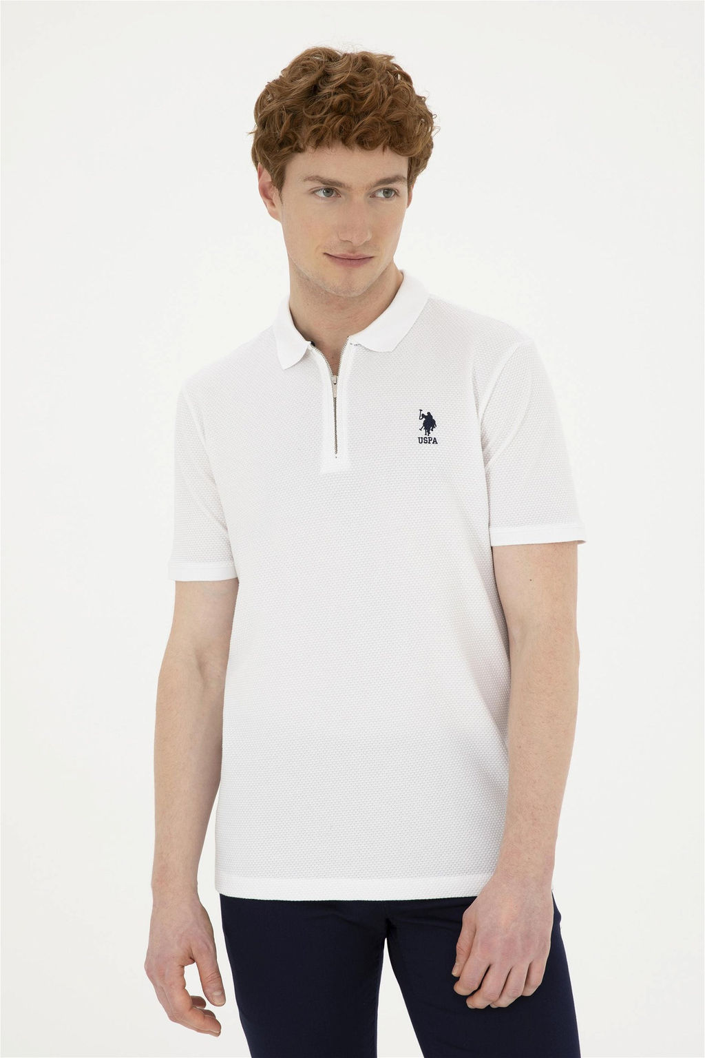 Мужская белая футболка Неожиданная скидка в корзине - U.s. polo assn фото 3