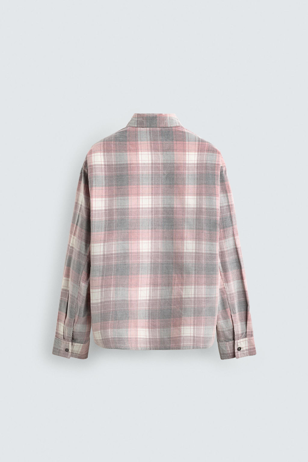 CORDUROY CHECK SHIRT - Zara фото 8
