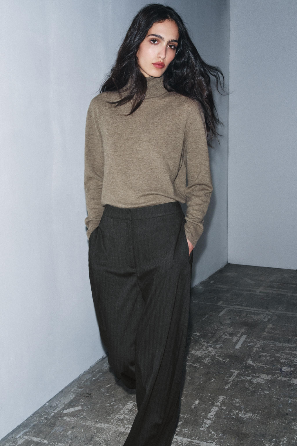 ZW COLLECTION TEXTURED BALLOON TROUSERS