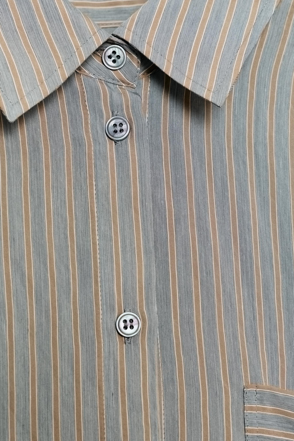 ZW COLLECTION STRIPED FLOWING SHIRT - Zara фото 9