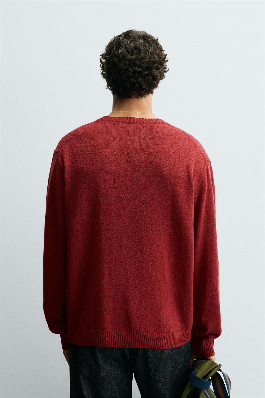 TEXTURED RELAXED FIT SWEATER