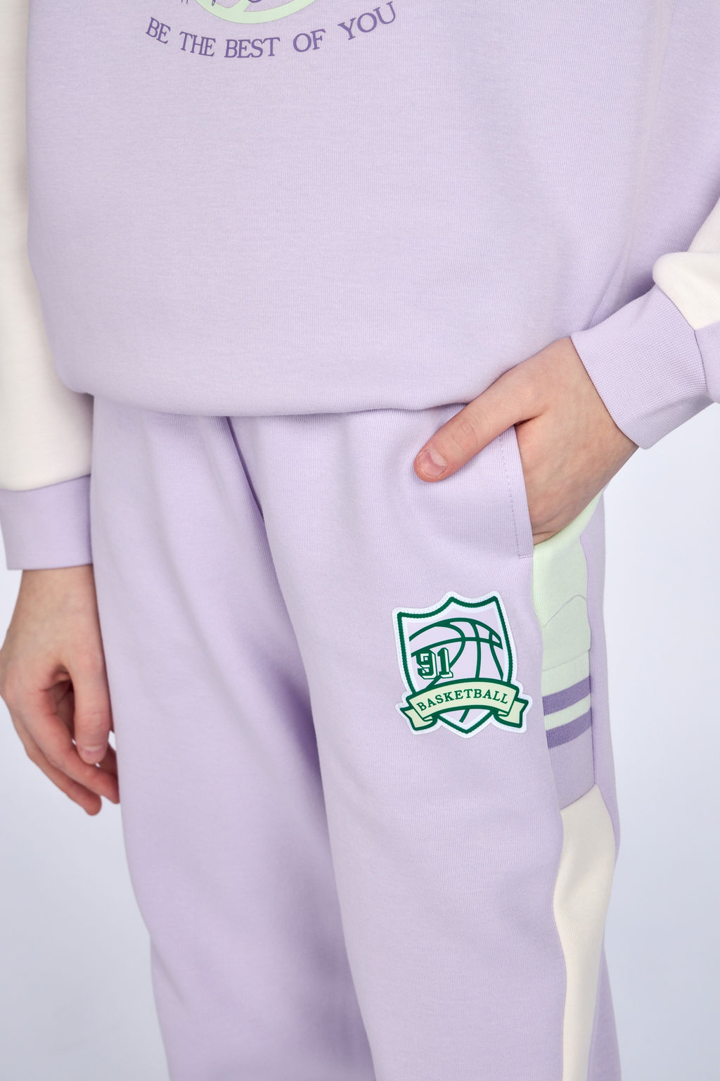 Брюки трикотажные Фиолетовый