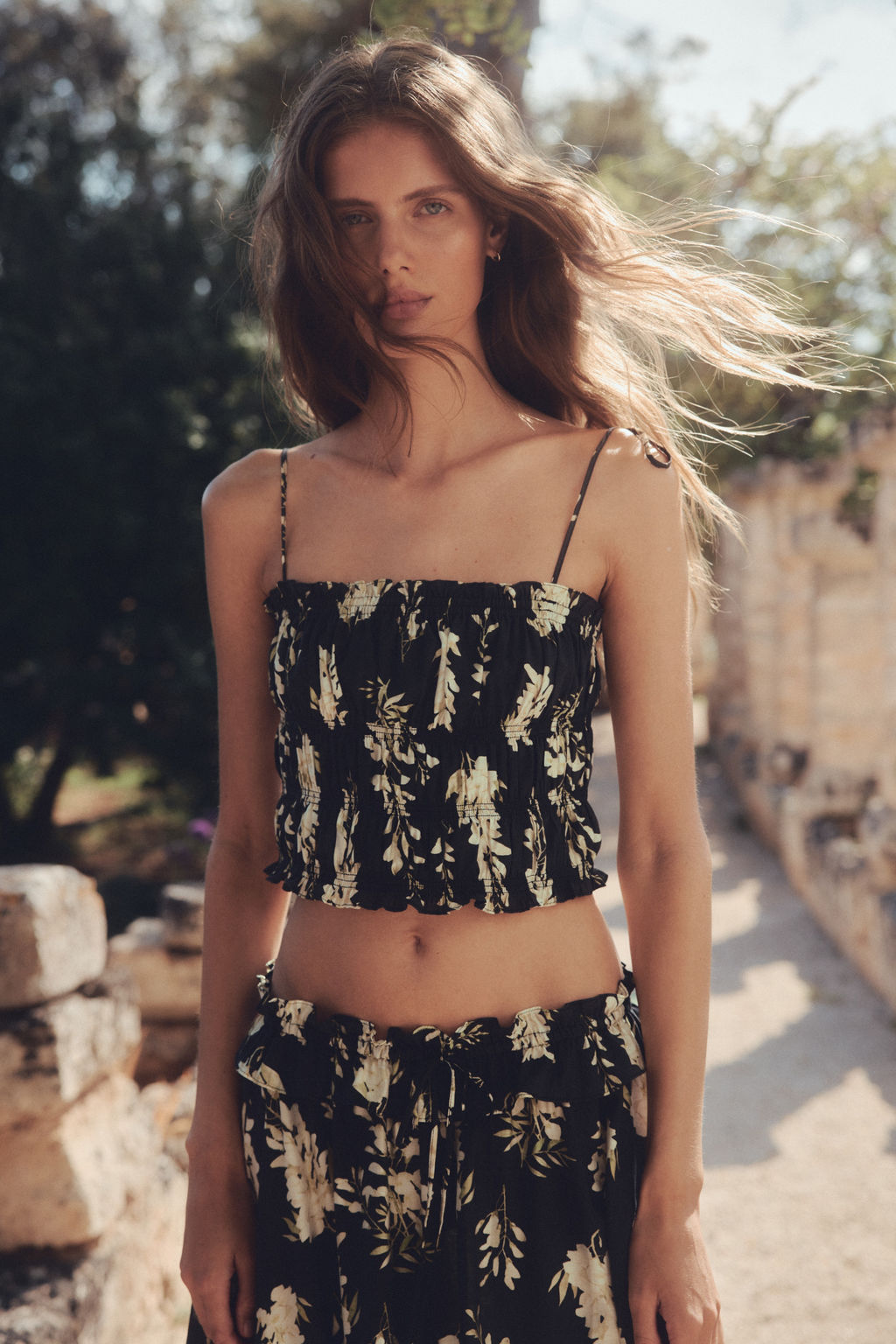 Maxifalda con ribete de volantes - H&m фото 3