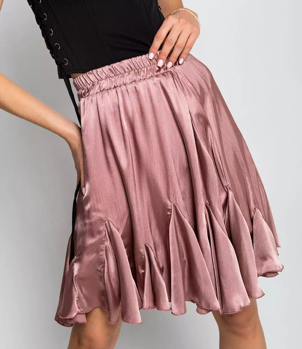 Юбка #БШ2356, пыльная роза