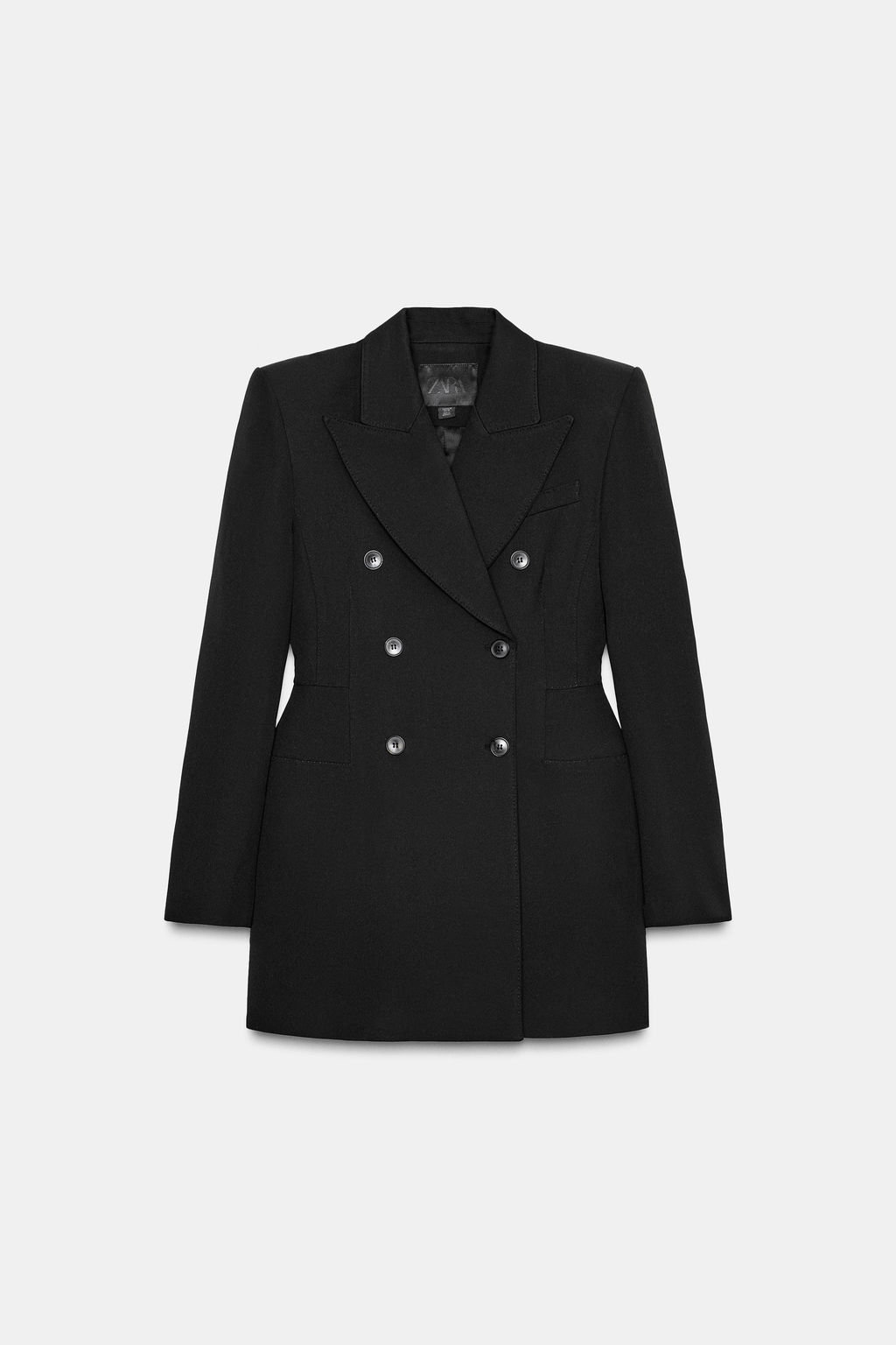 ZW COLLECTION DOUBLE-BREASTED BLAZER DRESS - Zara фото 5