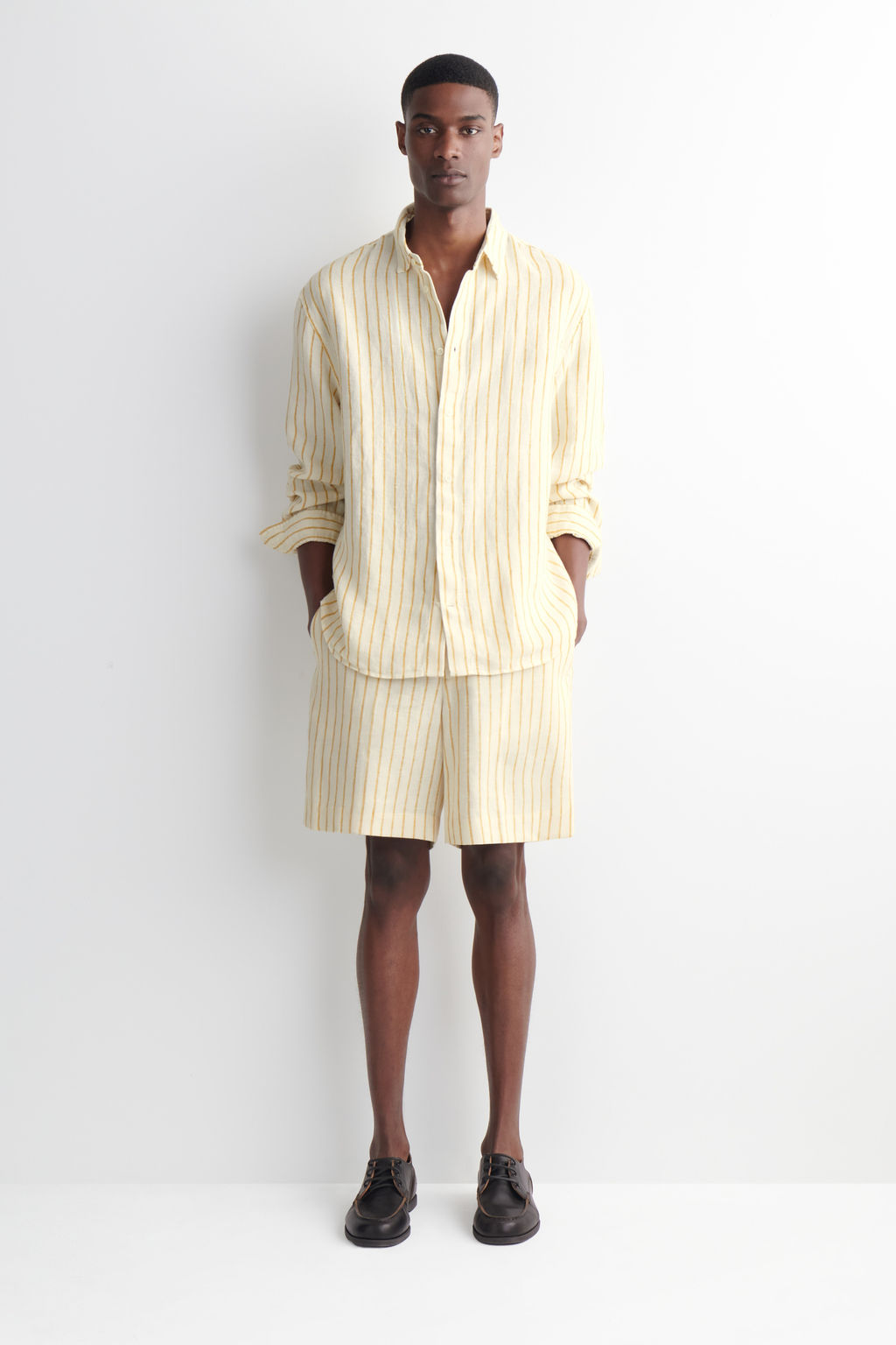 CAMISA DE LINO RELAXED FIT - H&m фото 6