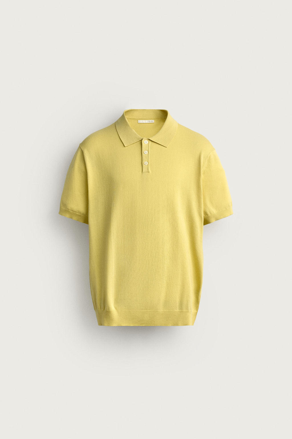 POLO PUNTO REGULAR FIT / Amarillo - Zara фото 8