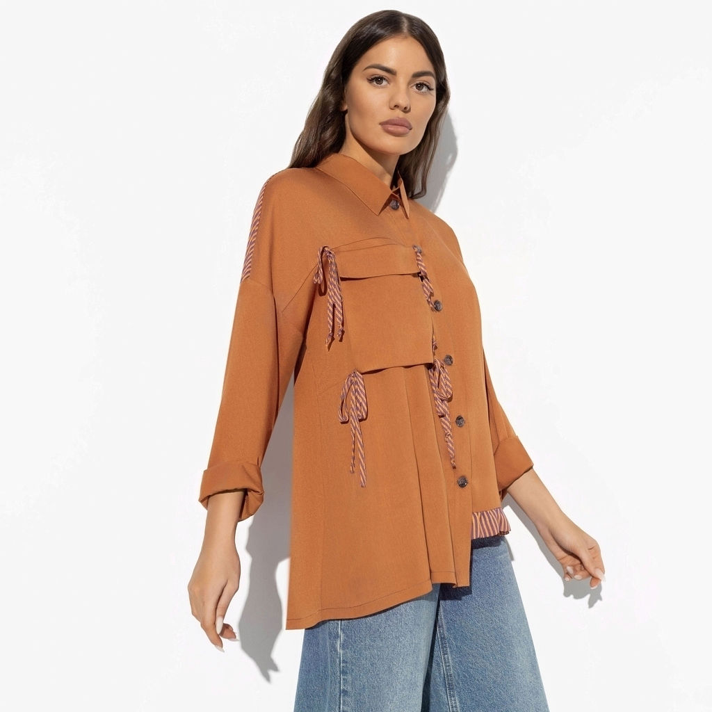 Рубашка асимметричного кроя, Пик актуальности (нью)