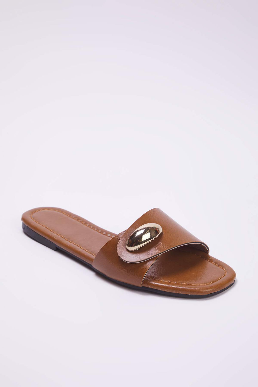 Trendyolmilla Shoes Siyah Metal Suslemeli Kad?n S?k Terlik TAKSS25TE00041  фото 2