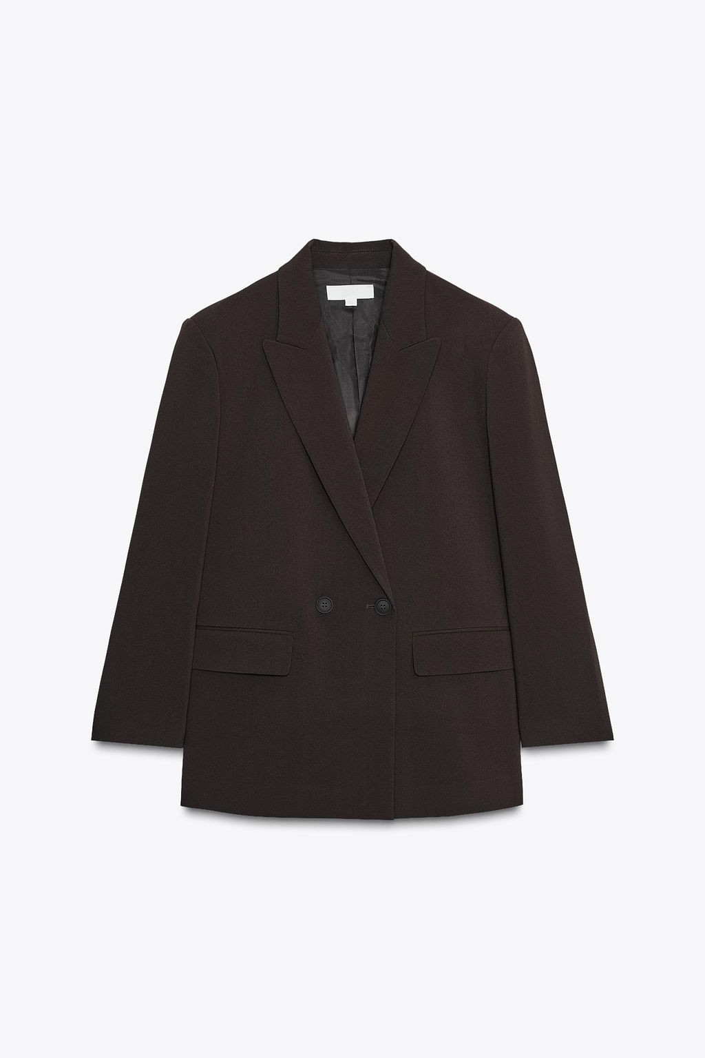 BLAZER CRUZADA OVERSIZE / Marr?n - Zara фото 7