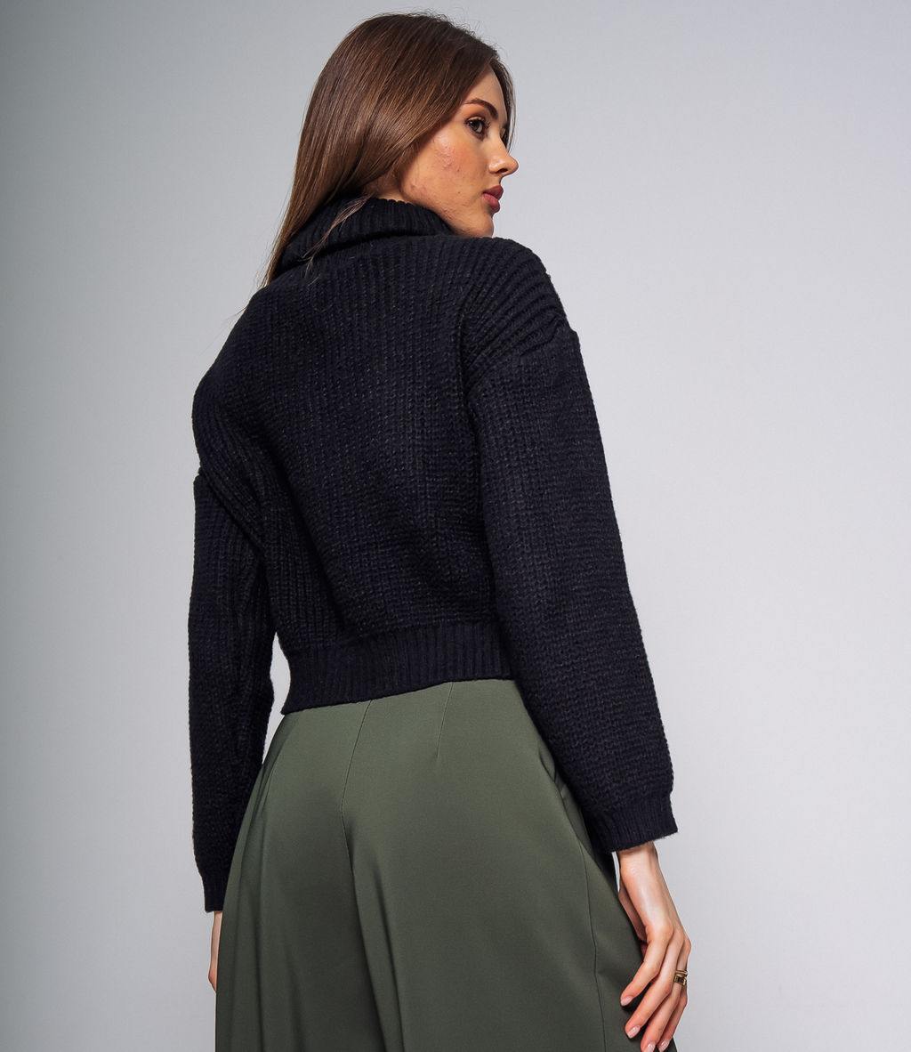 Свитер #КТ188 (1), чёрный