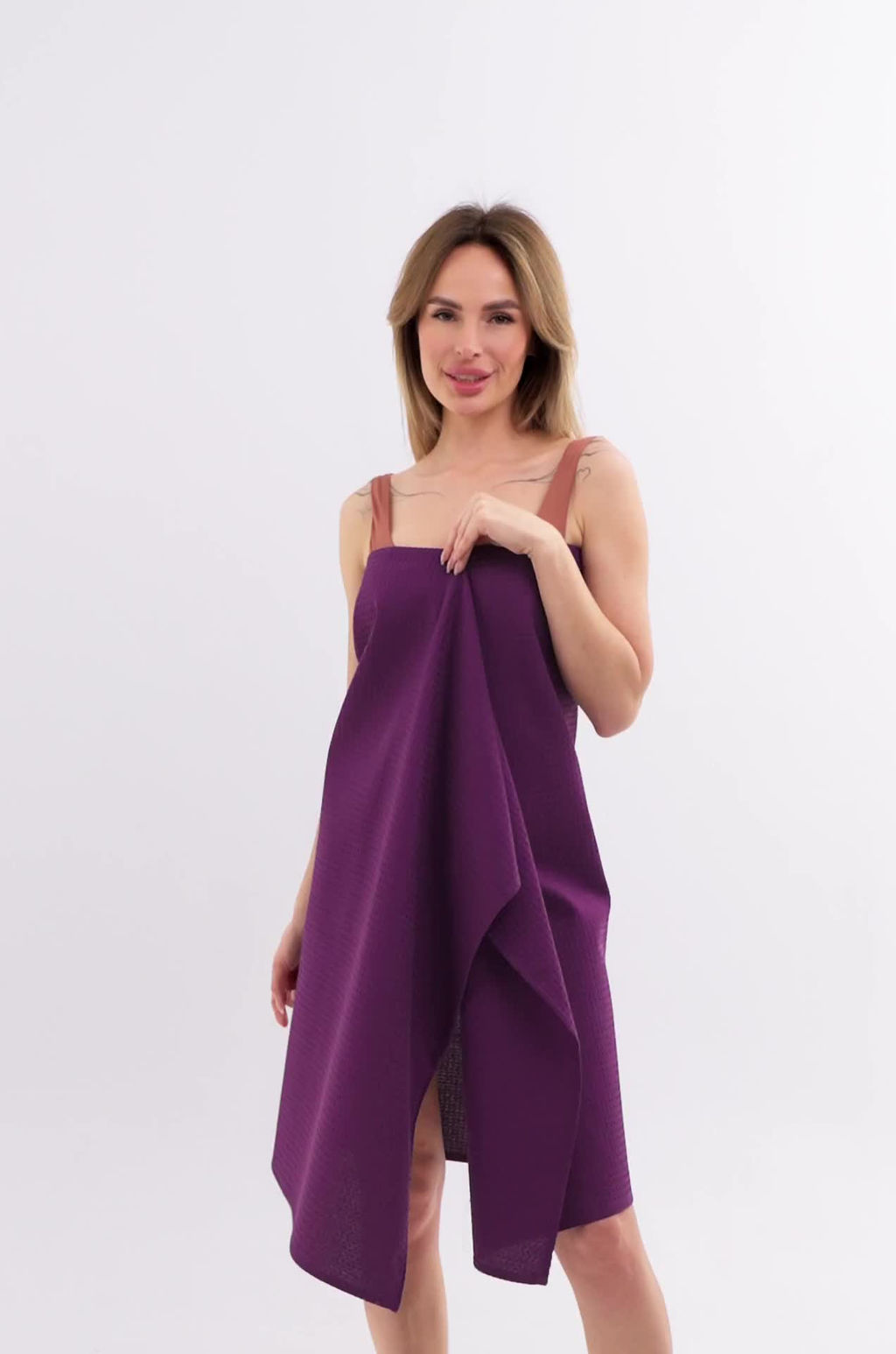 Полотенце пляжное вафельное 80Х150 Happy Fox Home