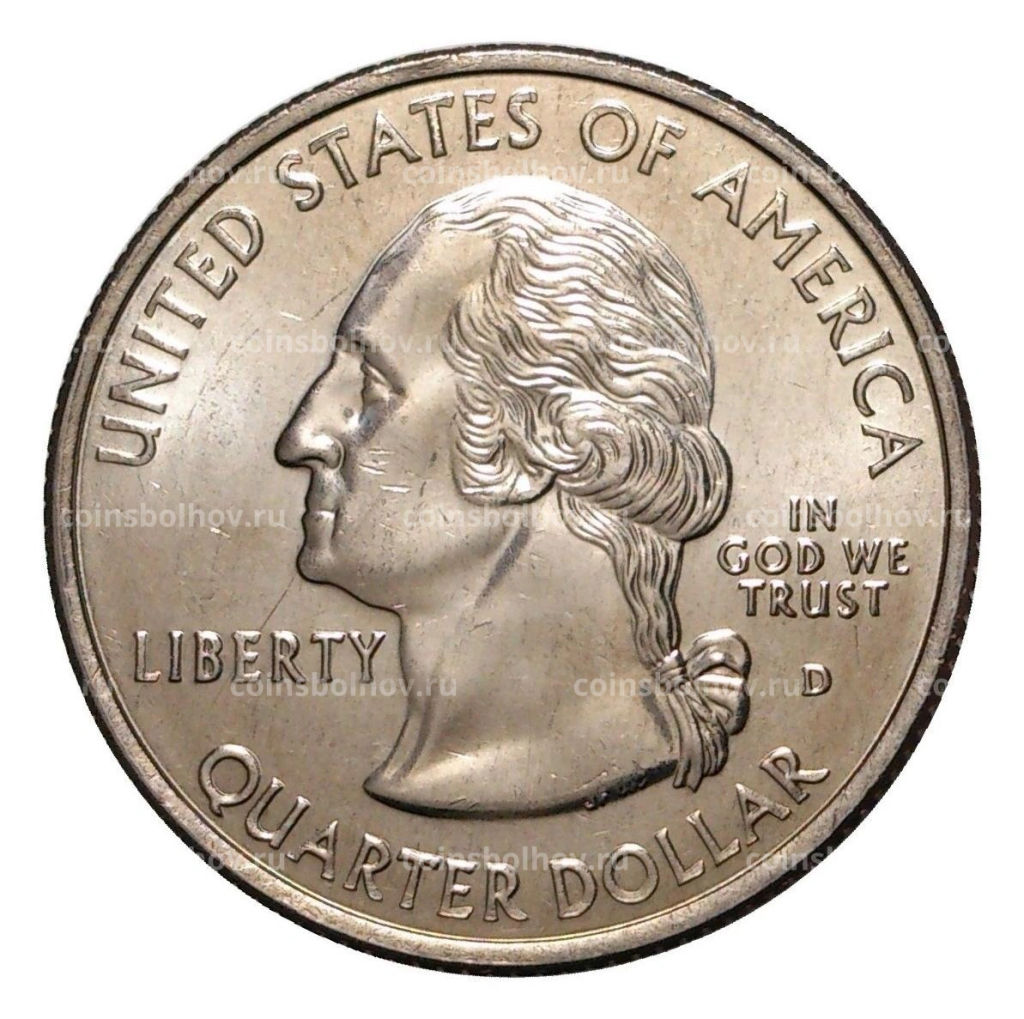 25 центов (1/4 доллара) 2004 года D США Штаты и территории  Флорида